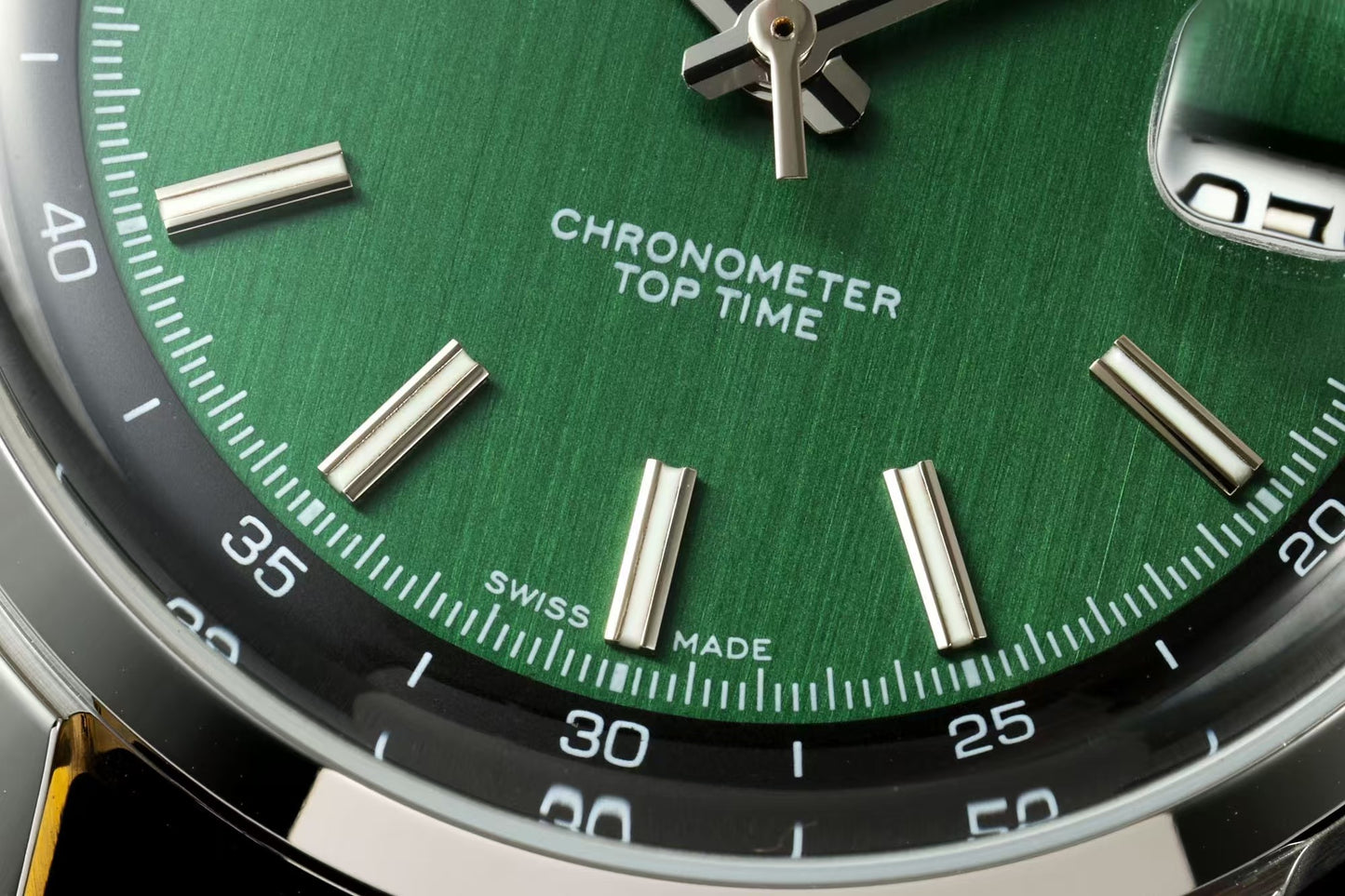 Top Time B31 38mm SS/LE Green/Stk Dial BLF AB31