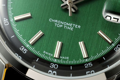 Top Time B31 38mm SS/LE Green/Stk Dial BLF AB31