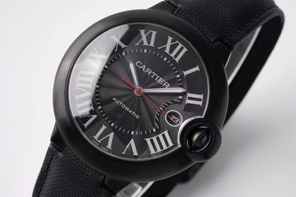 Ballon Bleu De Cartier 42mm DLC/LE Black Dial AF A2824