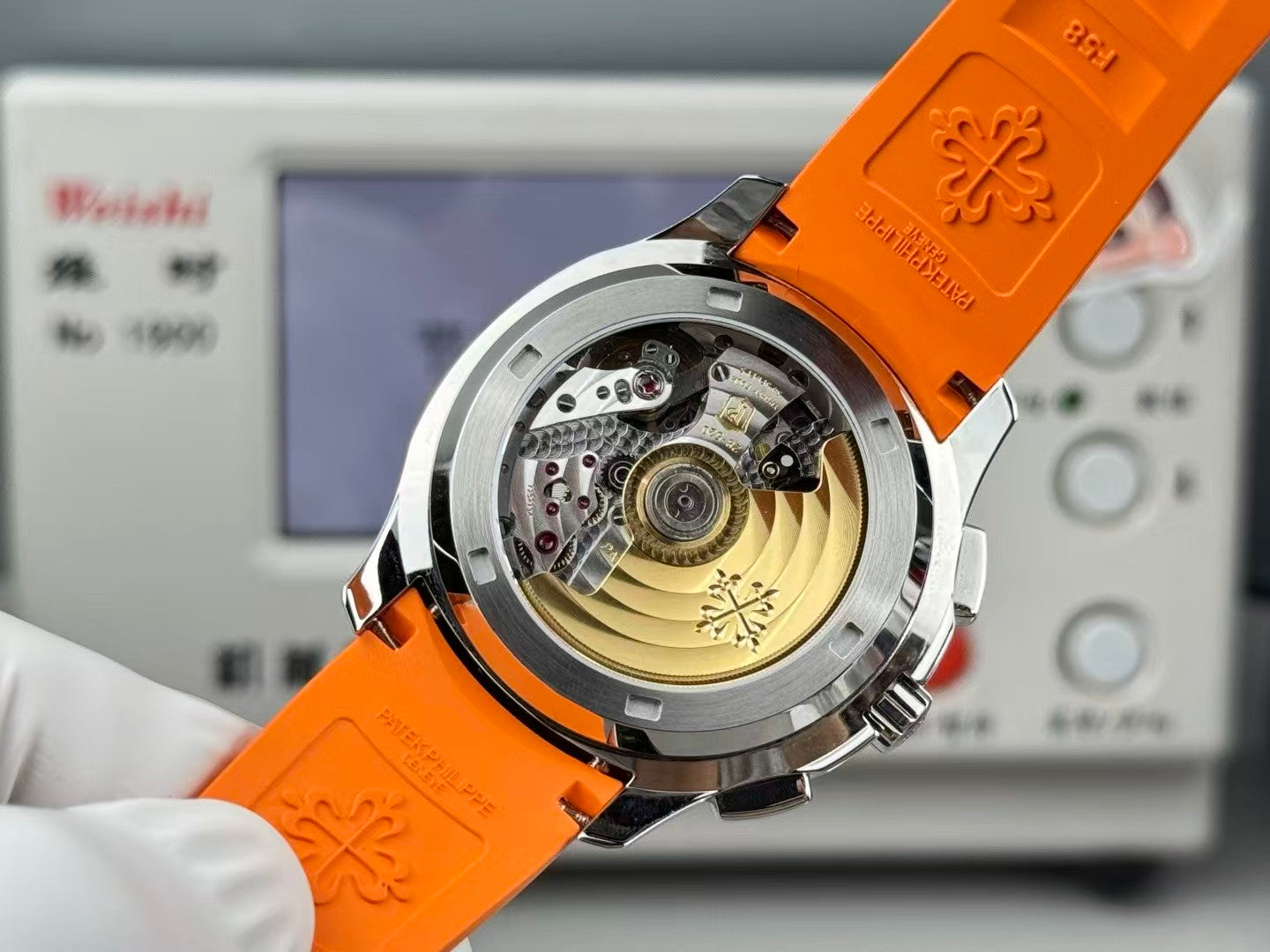 Patek Philippe - Aquanaut Chronograph 5968A-001 SS/RU Orange OMF Asian 7750