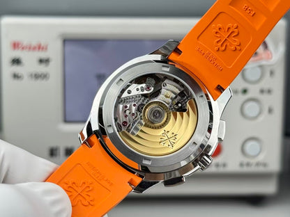Patek Philippe - Aquanaut Chronograph 5968A-001 SS/RU Orange OMF Asian 7750