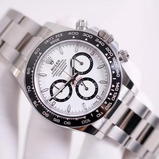 Daytona 126500 40mm SS/SS White/Stk RWF JH4131 (Free Sprung)
