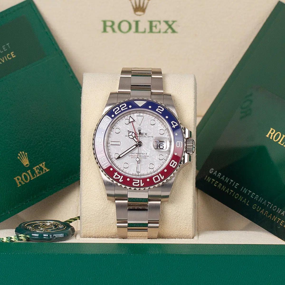 GMT Master II 126719 Blro Oys 40mm SS/SS Meteorite Dial WF SH3285 (Gain Weight Approx.216g)