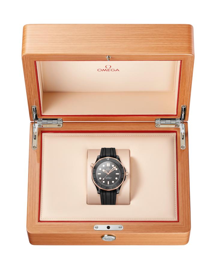 Seamaster 300m 43.5mm RG Ceramic/RU Black Dial ORF OR8806 Super Clone