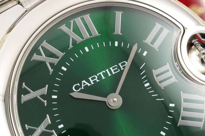 Ballon Bleu De Cartier 28mm SS/LE Green Dial AF Quartz