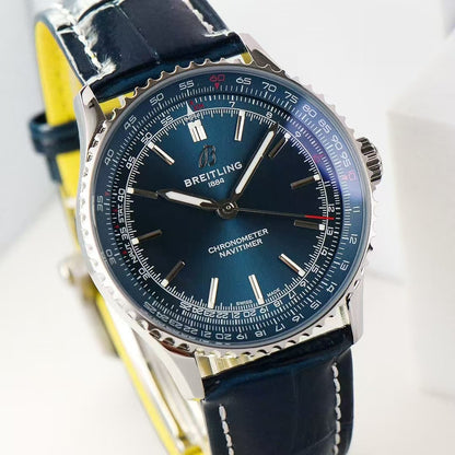 Navitimer 1 2024 41mm Date SS/LE Blue Dial TF A2824