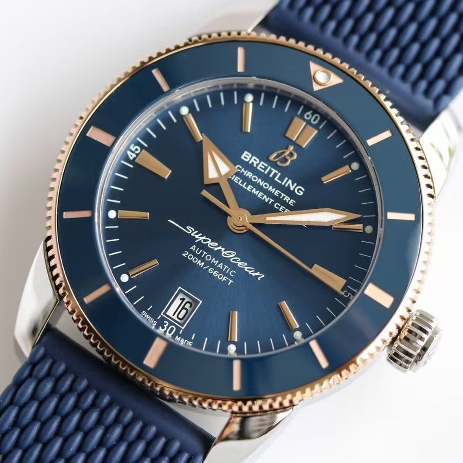 Superocean Heritage B20 42mm SSRU Blue Dial BLF A2824