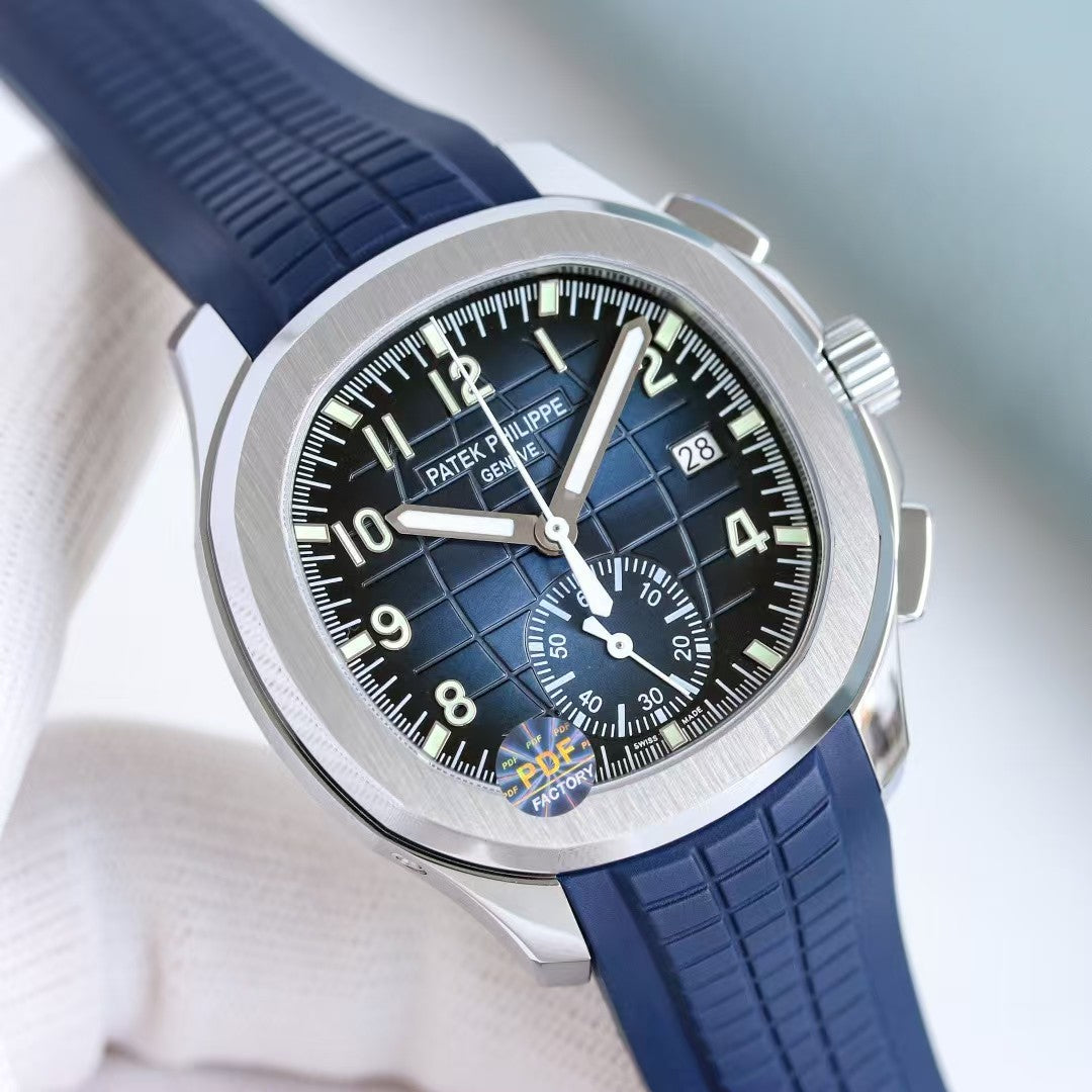 Patek Philippe - Aquanaut Chronograph 5968A-001 SSRU Blue OMF Asian 7750