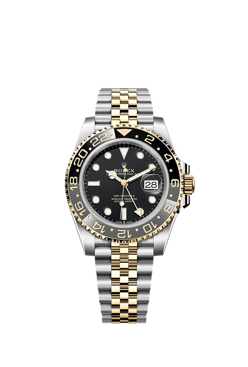 GMT Master II 126713 Jub 40mm SS/YG Black Dial QF JH3285 (Weighted Approx.168g) (Free Sprung)