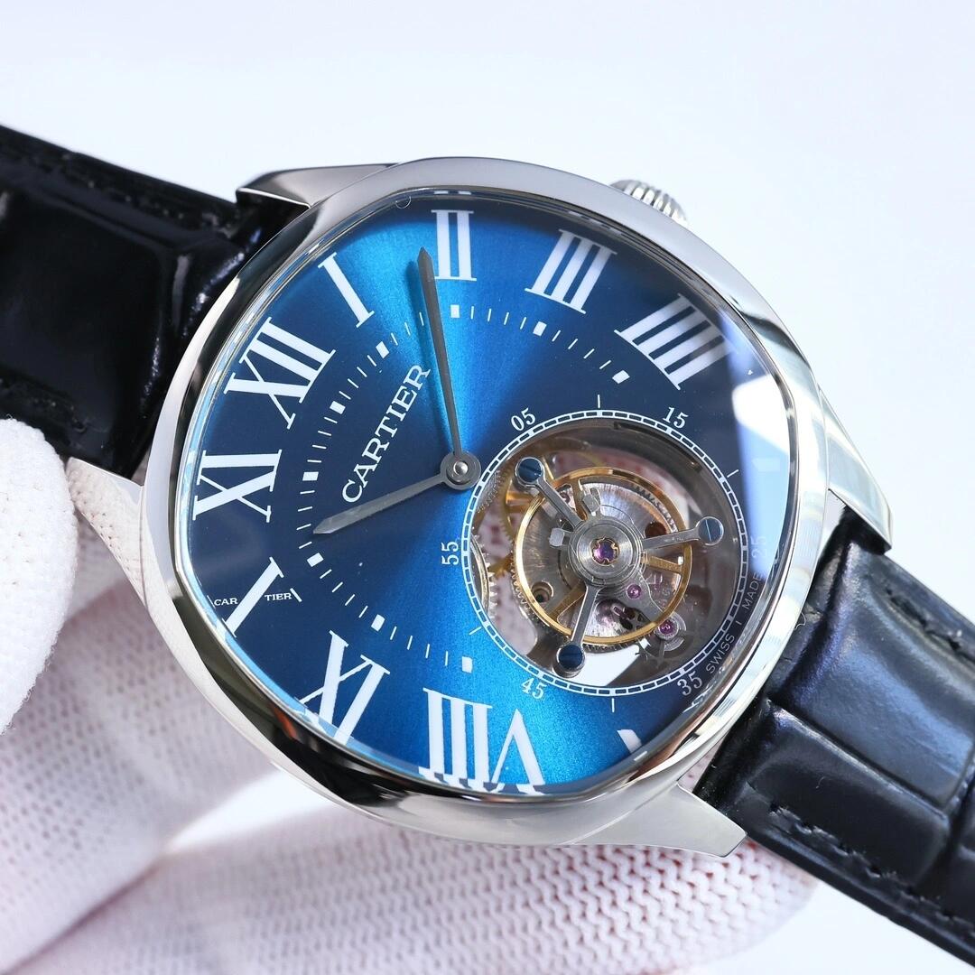 Drive De Cartier 40mm SS/LE Blue Dial RMSF Tourb