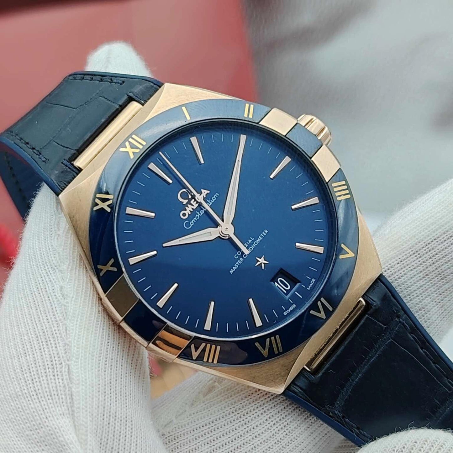 Constellation 41mm RG/LE Blue Dial VSF A8900