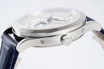 Annual Calendar Moonphase 5396 SSLE White Dial ZF A324