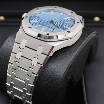 Royal Oak 15510BC 41mm SS/SS Ice Blue/Dia ZF SA4302 Super Clone