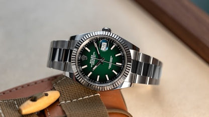 Datejust 126334 41mm Jub SS/SS Omber Green/Stk EWEF A3235