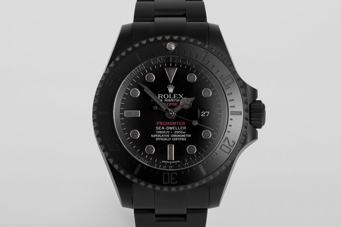 DeepSea Pro Hunter 116660 44mm PVD/PVD Black Dial GMF VR3135