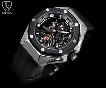 Audemars Piguet Royal Oak Concept 42mm Black Panther Titanium/RU Fake Tourbillon