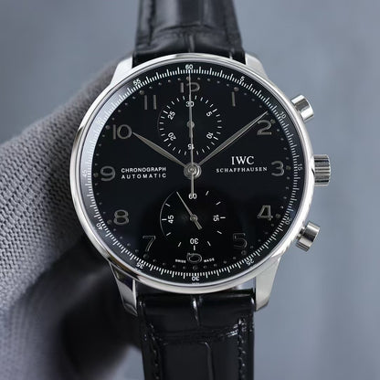 Portuguese Chrono IW371609 41mm SSLE BlackNum ZF A69355