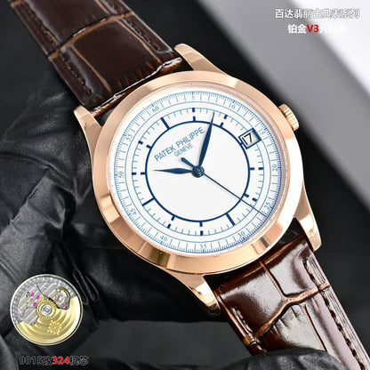 Calatrava 5296R RGLE WhiteStk ZF V3 A324SC