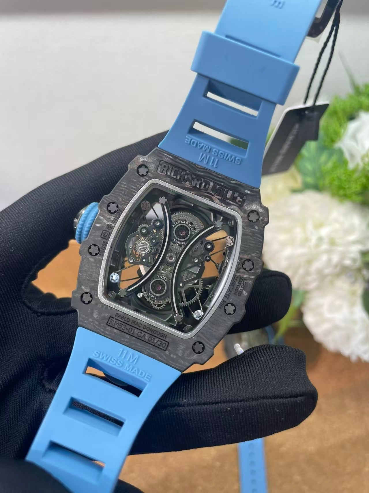RM053-01 Pablo Mac Donough FCNY Skeleton Dial JBF Tourb
