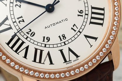 Ronde Solo Date 42mm Dia RG/LE White Dial AF MY9015
