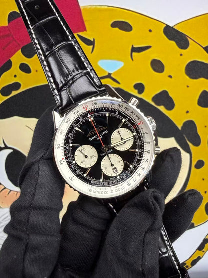 Navitimer B01 Chronograph SS/LE Black Dial BLSF Asian B01