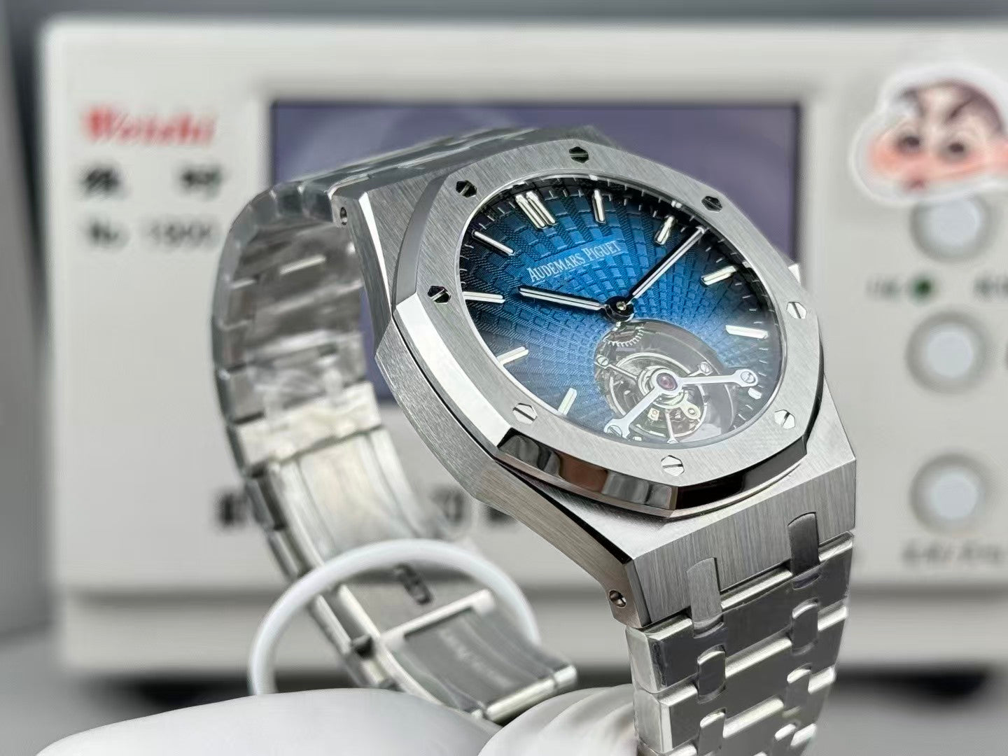 Royal Oak Tourbillon 41mm SS/SS Blue/Stk R8F V2 Flying Tourb