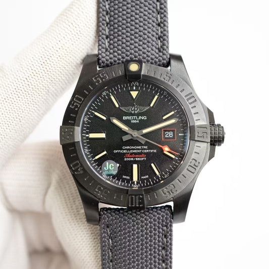 Avenger BlackBird 44mm DLC/TI/NY Black Dial TF A2824