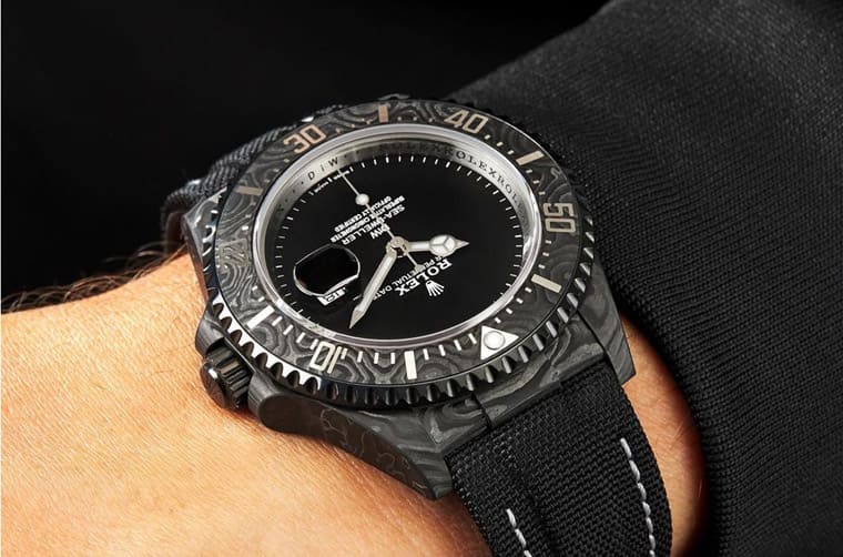 SeaDweller DIW 43mm QF/NY Black Carbon Dial DIWF VR3235
