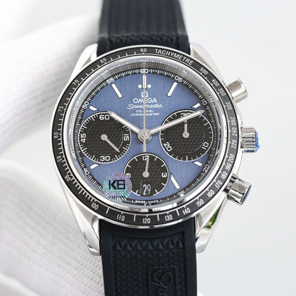 Speedmaster Racing Master 40mm SS/RU Dark Blue Dial HKF A7750