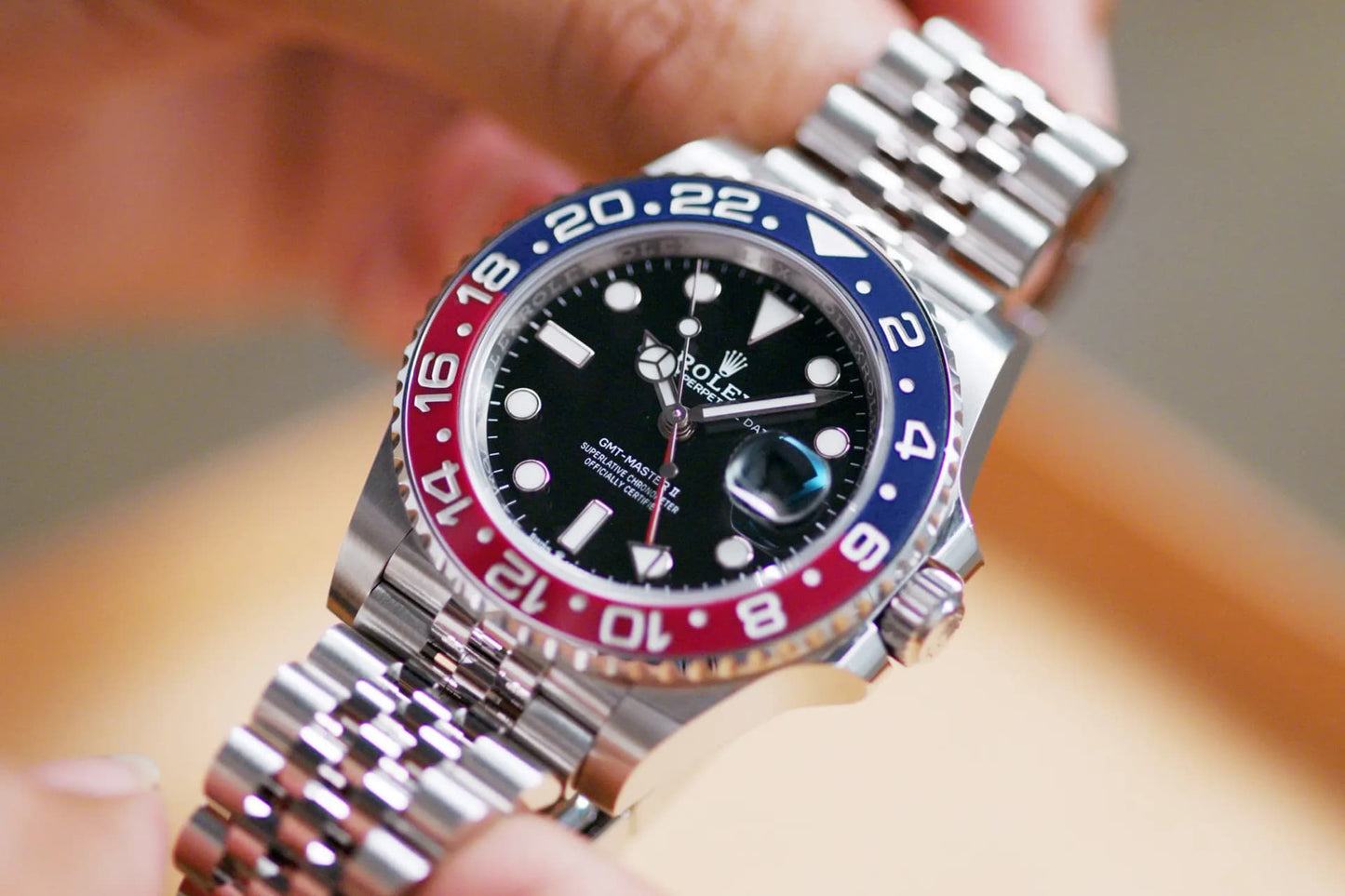 GMT Master II 126710 Pepsi 40mm Oys SS/SS Black Dial Clean Plus JH3285