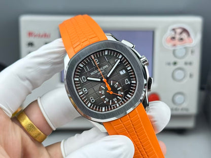Patek Philippe - Aquanaut Chronograph 5968A-001 SS/RU Orange OMF Asian 7750