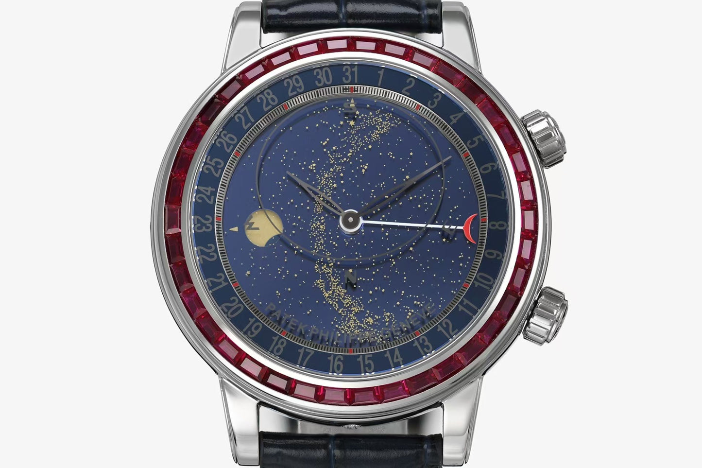 Celestial Sky Moon 6104G 42mm SS/LE Black Dial 3KF A240