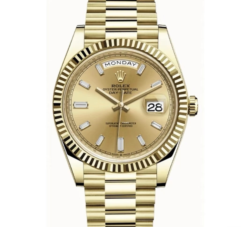 DayDate 228238 40mm YG/YG Gold/Stk VSF V2 DD3255 (Gain Weight Approx.182g)
