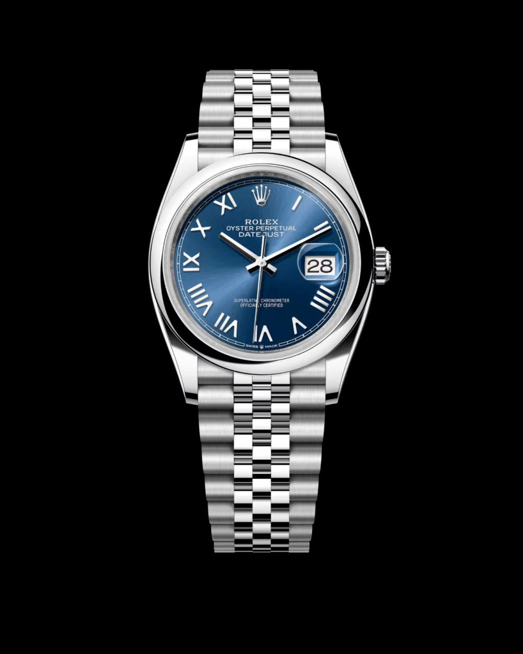 Datejust 126334 41mm Jus SS/SS Blue/Rmn RWF JH3235 (Weighted Approx.127g) (Free Sprung)