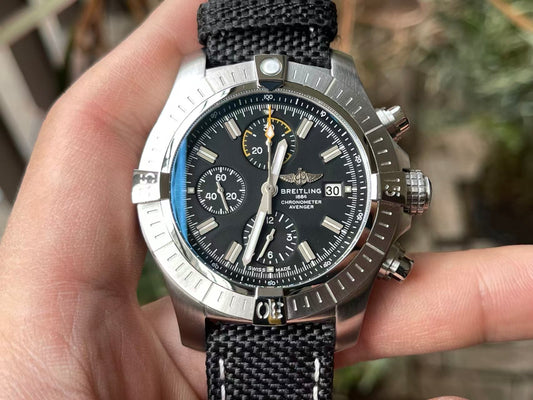 Avenger B01 Chrono 45mm SSNY Black Dial TF A7750