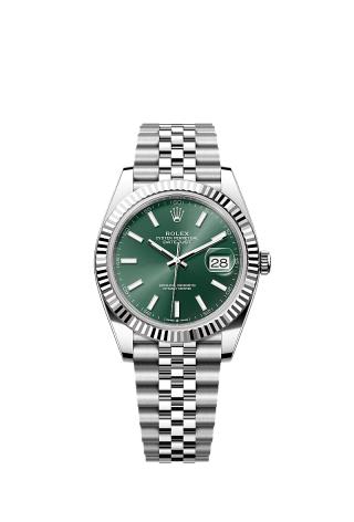 Datejust 126334 41mm Jub SS/SS Omber Green/Stk EWEF A3235
