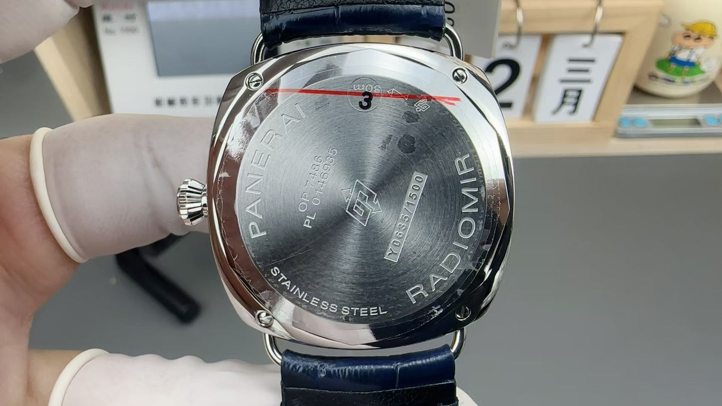 Radiomir PAM1293 40mm SS/LE Blue Dial VSF P900