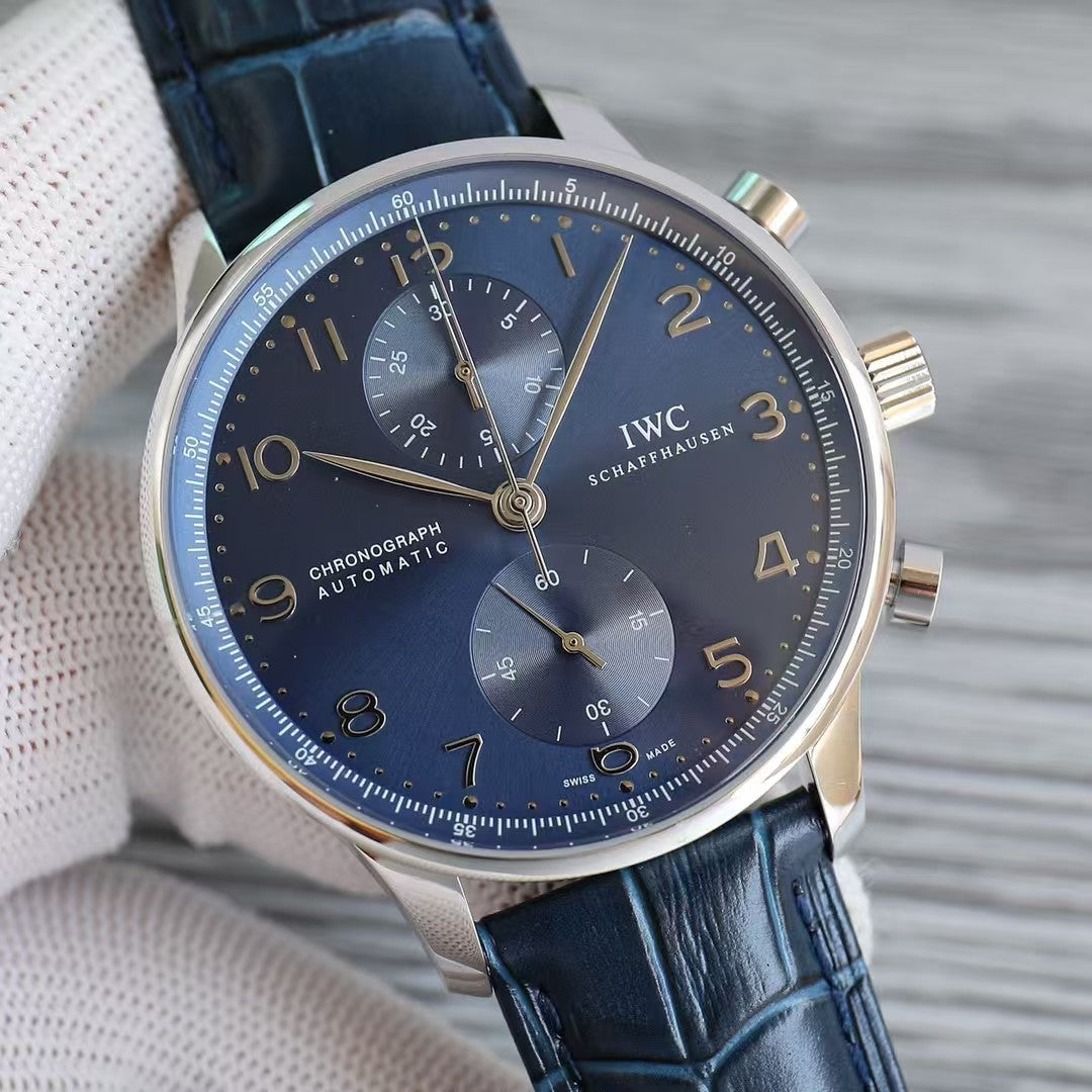 Portuguese Chrono 41mm SSRU Blue Dial Z+F A69355