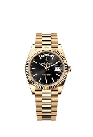 DayDate 228238 40mm YG/YG Black/Dia VSF V2 DD3255 (Gain Weight Approx.182g)