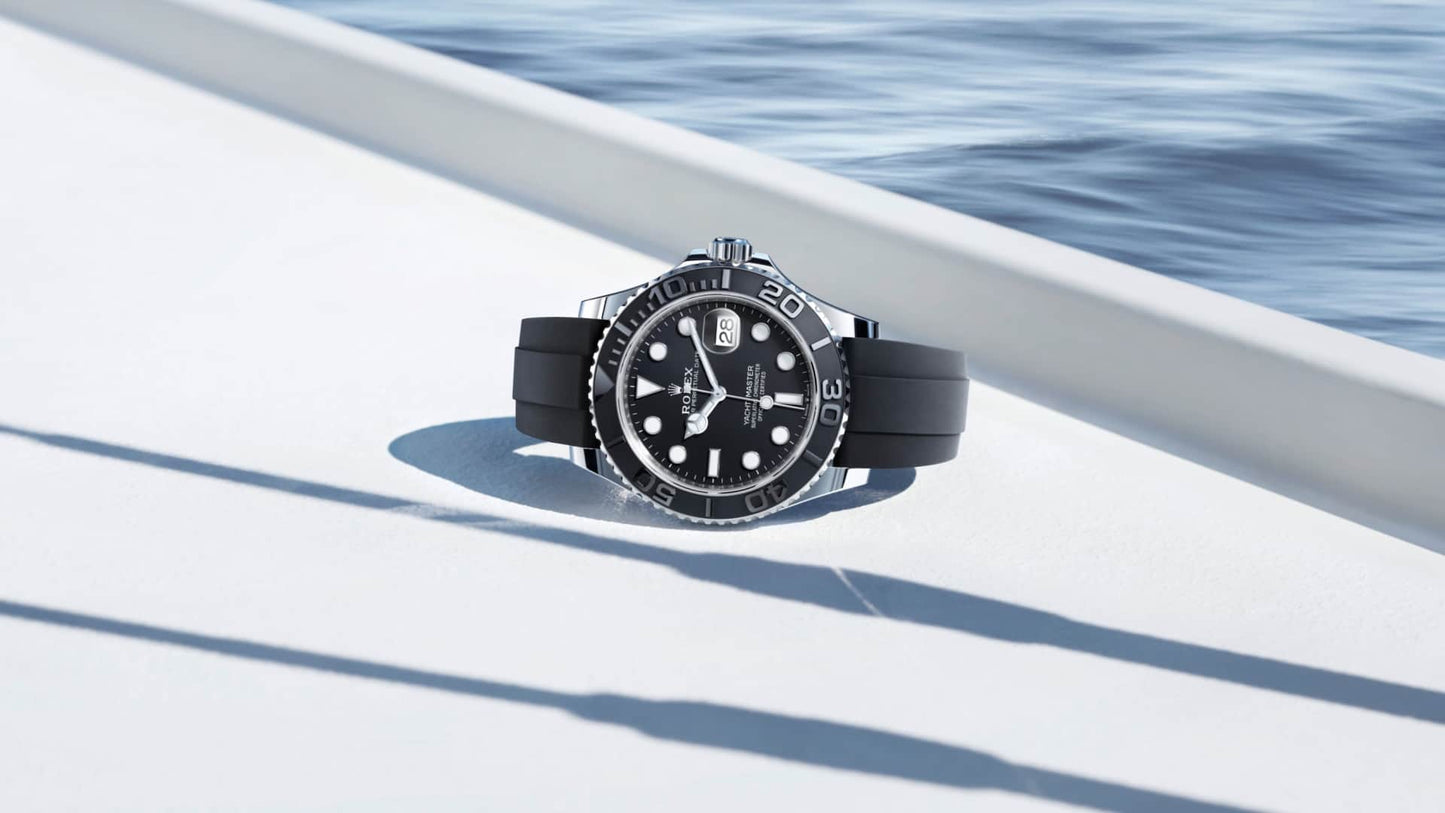 Yacht-Master 226659 42mm SS/RU Black/Dot WF JH3235 (Weighted Approx.179g) (Free Sprung)