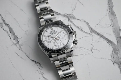 Daytona 126502 40mm SS/SS White Dial QF JH4131 (Free Sprung)