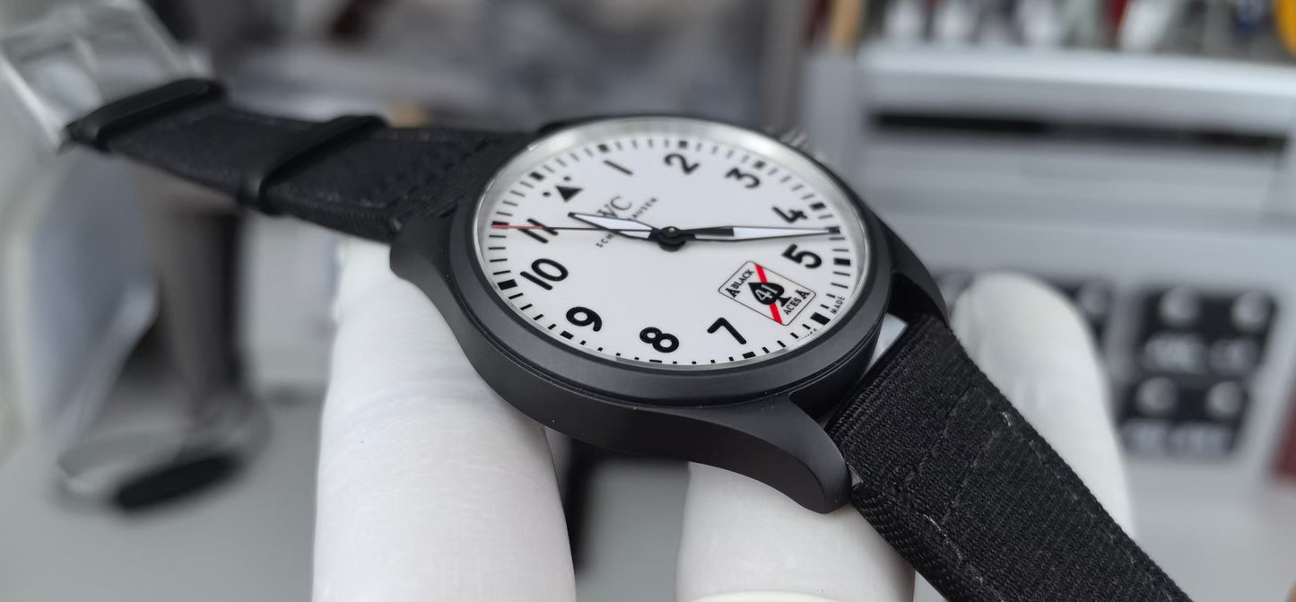 Pilot Mark Black Aces 41mm PVD/RU White Dial BLSF MY9015