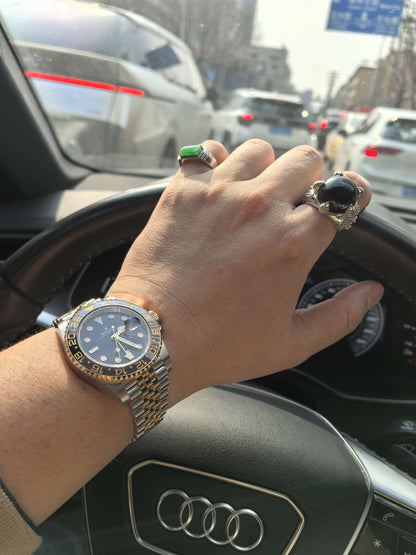 GMT Master II 126713 Jub 40mm SS/YG Black Dial QF JH3285 (Weighted Approx.168g) (Free Sprung)