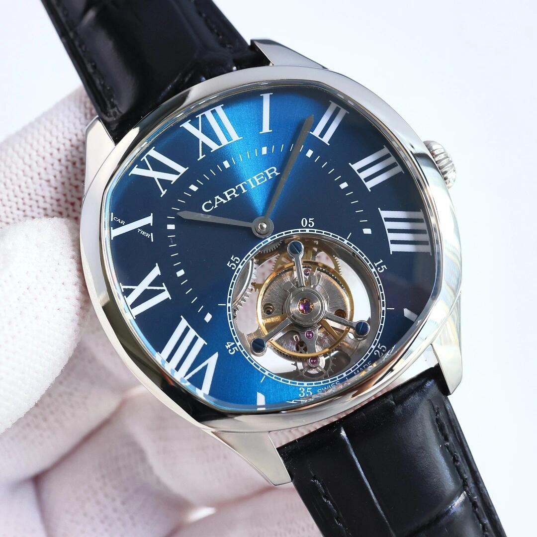 Drive De Cartier 40mm SS/LE Blue Dial RMSF Tourb