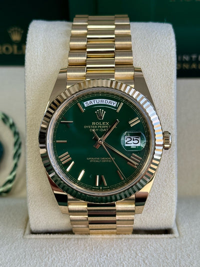 DayDate 228238 40mm YG/SS Green/Rmn VSF V2 DD3255 (Gain Weight)