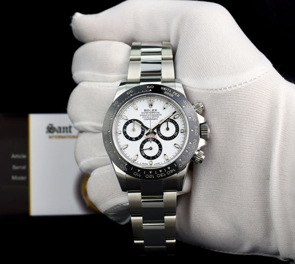 Daytona 126500 40mm SS/SS White/Stk RWF JH4131 (Free Sprung)
