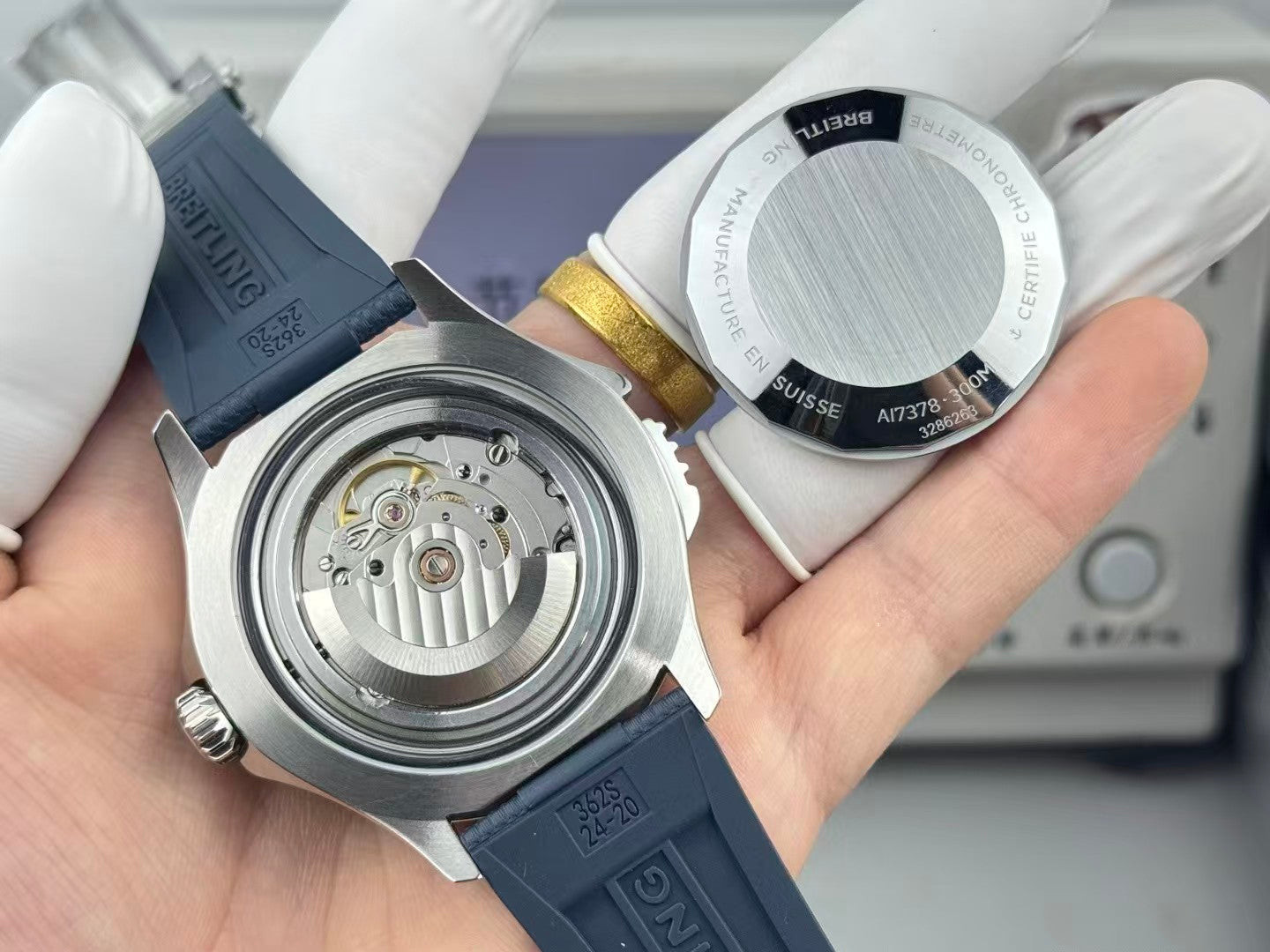 Superocean 42mm SSRU Blue Dial BLF A2824