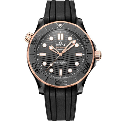 Seamaster 300m 43.5mm RG Ceramic/RU Black Dial ORF OR8806 Super Clone