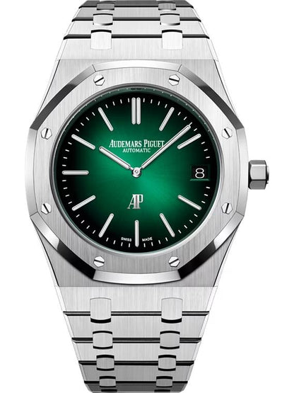 Royal Oak 15202 39mm SS/SS Gradient Green Dial IPF A2121