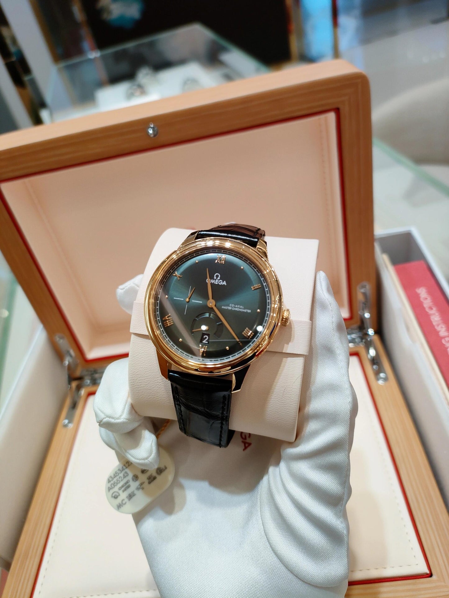 De Ville Prestige 41mm YG/LE Green Dial MKS A8810